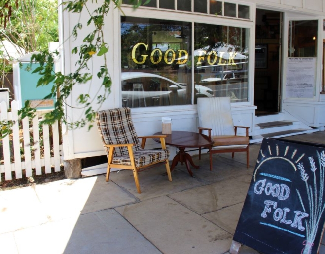Exterior of Goodfolk Cafe, Bardon