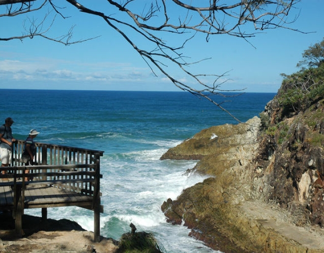 View of Gorge on Point Lookout North Stradbroke Island