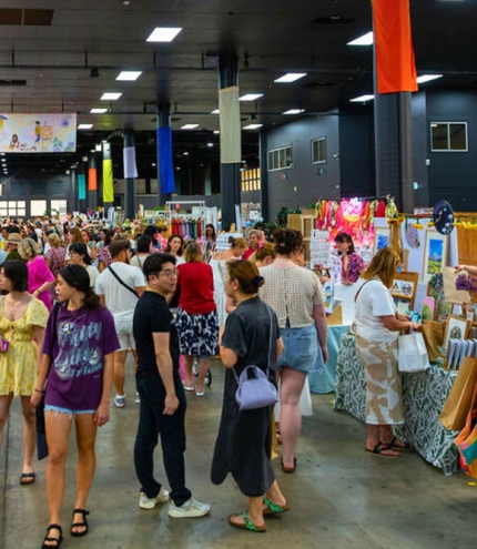 People browsing Made Local Market