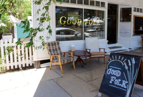 Exterior of Goodfolk Cafe, Bardon