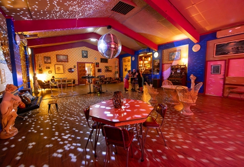 Inside main hall area Mirrorball Ministries