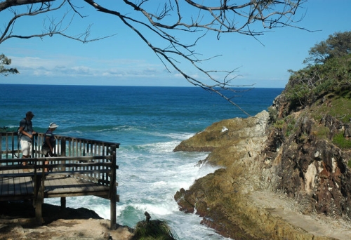 View of Gorge on Point Lookout North Stradbroke Island